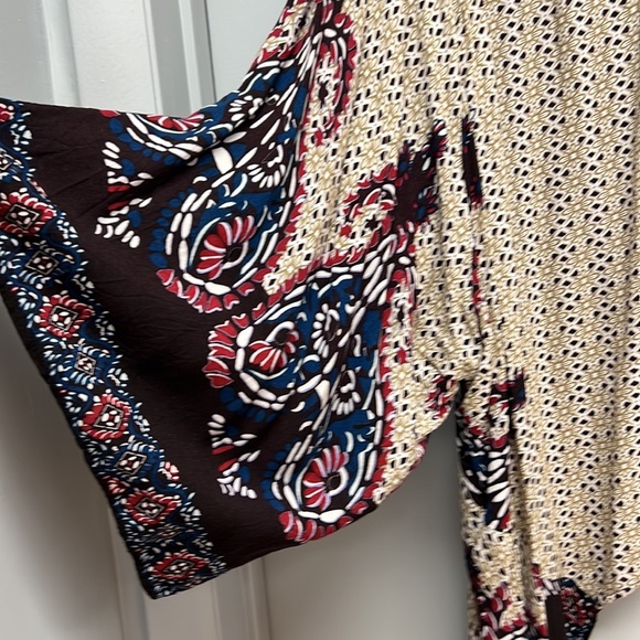 Flying Tomato Open Front Kimono Cardigan M/L - Picture 6 of 8